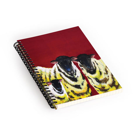 Clara Nilles Lemon Spongecake Sheep Spiral Notebook