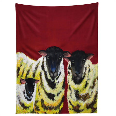 Clara Nilles Lemon Spongecake Sheep Tapestry