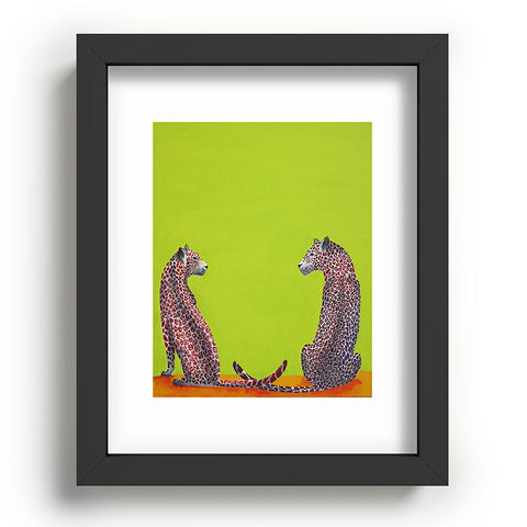 Clara Nilles Leopard Lovers Recessed Framing Rectangle