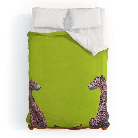Clara Nilles Leopard Lovers Duvet Cover
