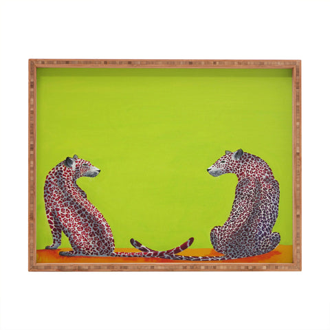 Clara Nilles Leopard Lovers Rectangular Tray