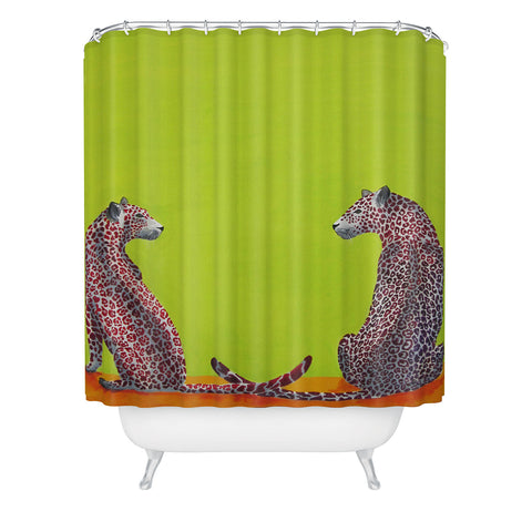Clara Nilles Leopard Lovers Shower Curtain