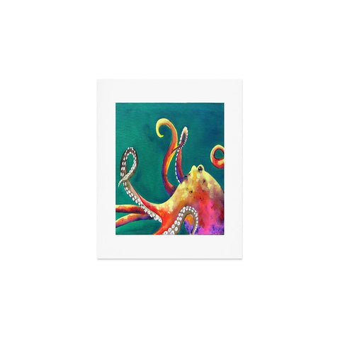 Clara Nilles Mardi Gras Octopus Art Print