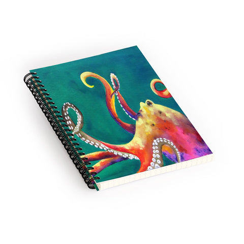 Clara Nilles Mardi Gras Octopus Spiral Notebook