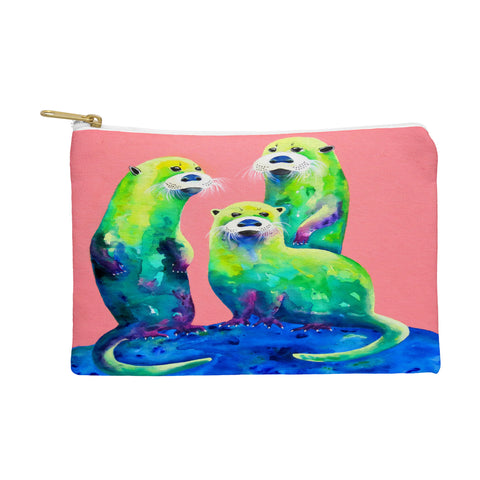 Clara Nilles Margarita Otters On Fresh Melon Pouch