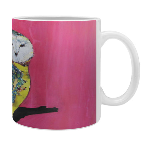 Clara Nilles Owl On Lipstick Coffee Mug