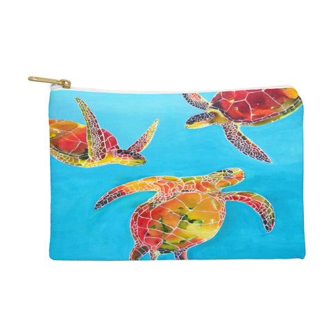 Clara Nilles Tie Dye Sea Turtles Pouch