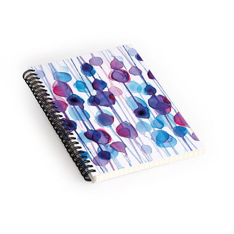 CMYKaren Abstract Watercolor Spiral Notebook