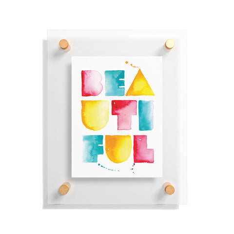 CMYKaren Beautiful Floating Acrylic Print