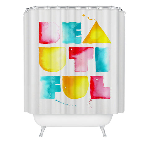 CMYKaren Beautiful Shower Curtain