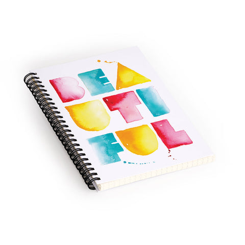 CMYKaren Beautiful Spiral Notebook