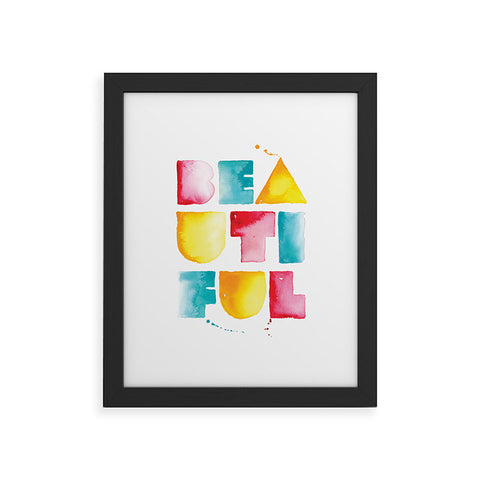 CMYKaren Beautiful Framed Art Print