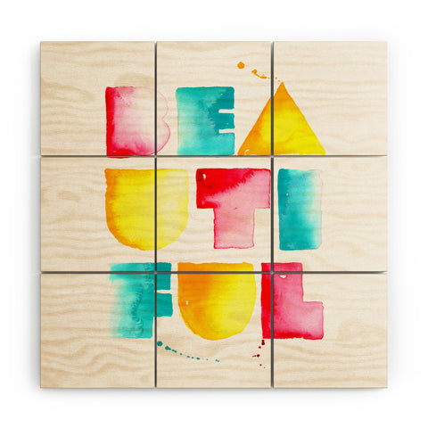 CMYKaren Beautiful Wood Wall Mural