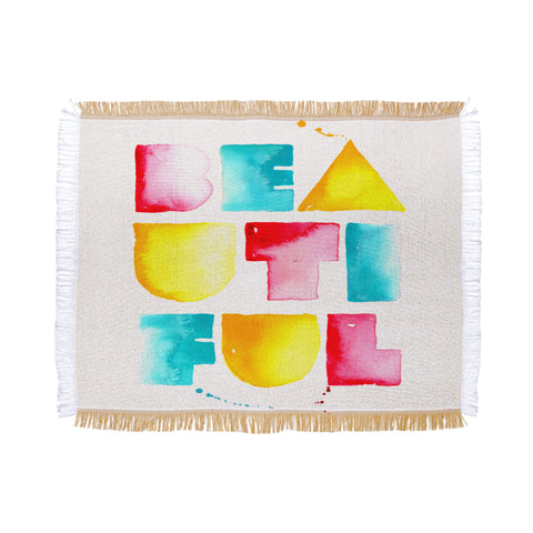 CMYKaren Beautiful Throw Blanket