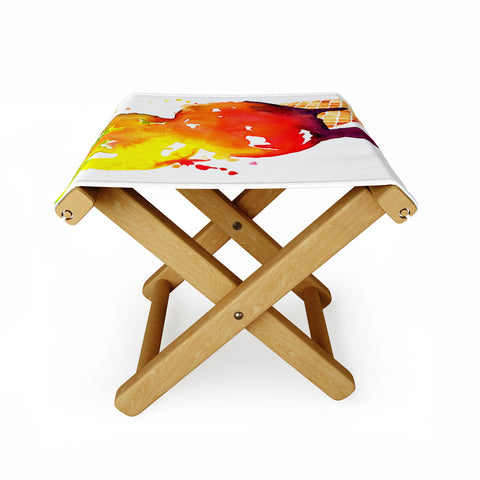CMYKaren Ice Cream 1 Folding Stool
