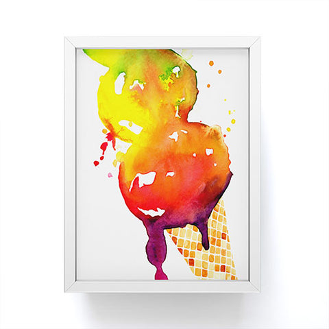 CMYKaren Ice Cream 1 Framed Mini Art Print