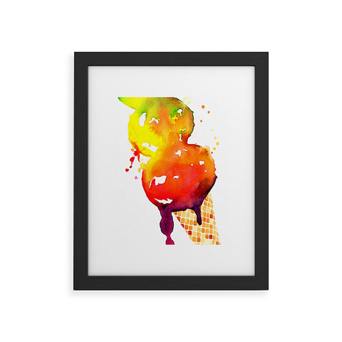 CMYKaren Ice Cream 1 Framed Art Print