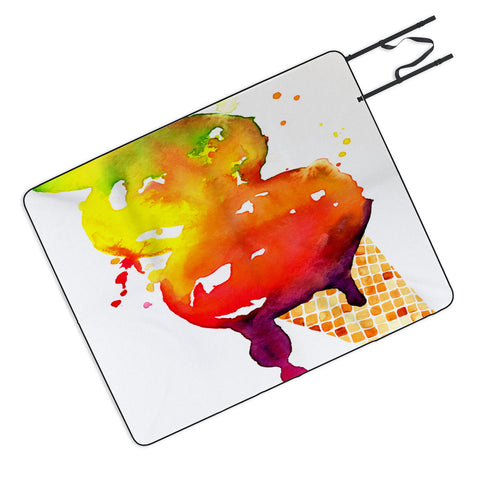 CMYKaren Ice Cream 1 Picnic Blanket