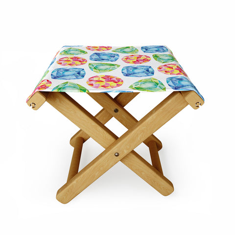 CMYKaren Jewels Folding Stool