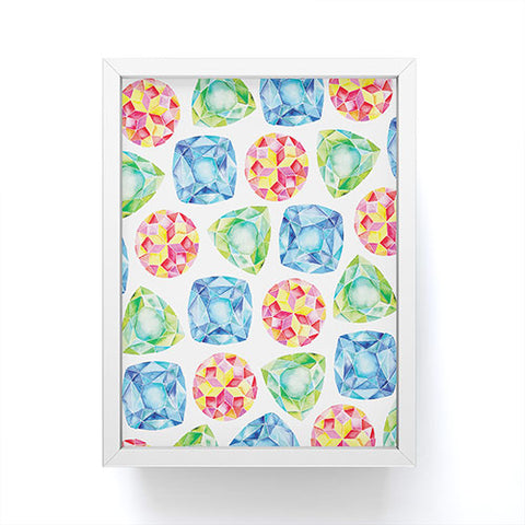 CMYKaren Jewels Framed Mini Art Print