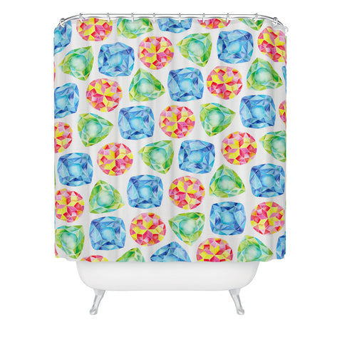CMYKaren Jewels Shower Curtain