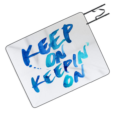 CMYKaren Keep On Keepin On Picnic Blanket