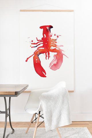 CMYKaren Lobster Art Print And Hanger