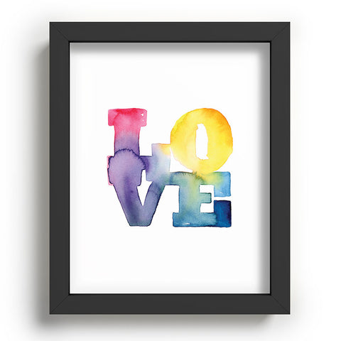 CMYKaren Love 4 Recessed Framing Rectangle