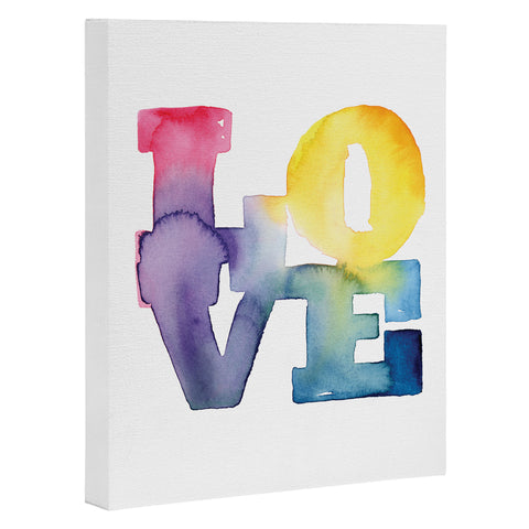 CMYKaren Love 4 Art Canvas