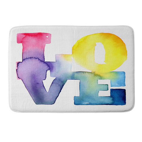 CMYKaren Love 4 Memory Foam Bath Mat