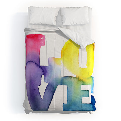 CMYKaren Love 4 Comforter