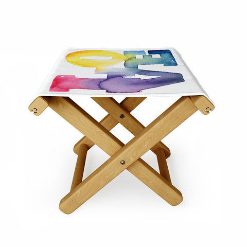 CMYKaren Love 4 Folding Stool