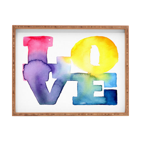 CMYKaren Love 4 Rectangular Tray