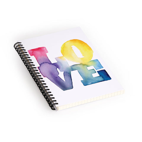 CMYKaren Love 4 Spiral Notebook