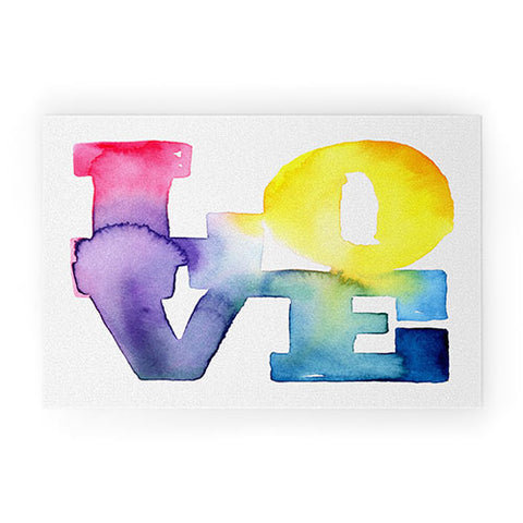 CMYKaren Love 4 Welcome Mat