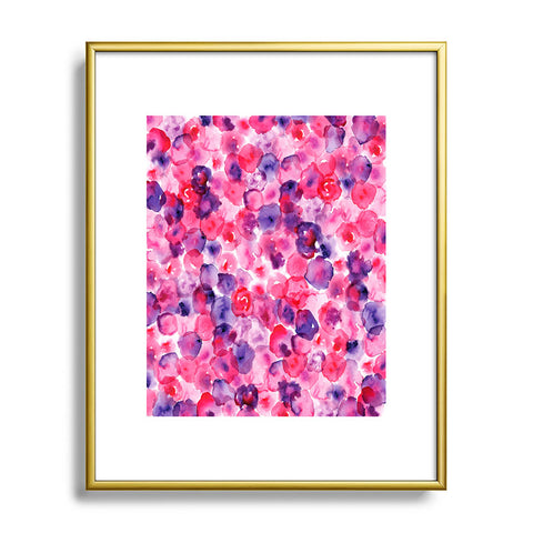 CMYKaren Rosettes Metal Framed Art Print