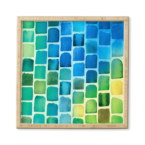 CMYKaren Squaresville Framed Wall Art