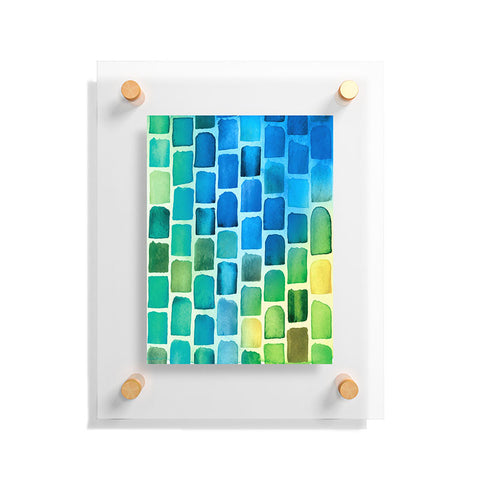 CMYKaren Squaresville Floating Acrylic Print