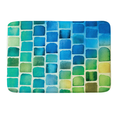 CMYKaren Squaresville Memory Foam Bath Mat