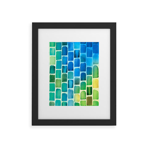 CMYKaren Squaresville Framed Art Print