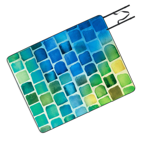 CMYKaren Squaresville Picnic Blanket