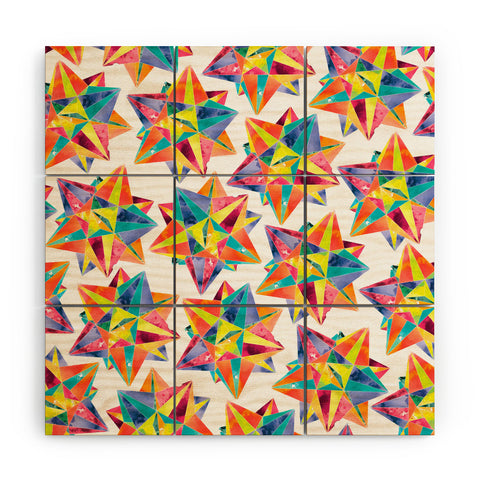 CMYKaren Star Power Wood Wall Mural