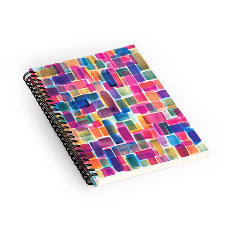 CMYKaren Watercolor Overlay Spiral Notebook