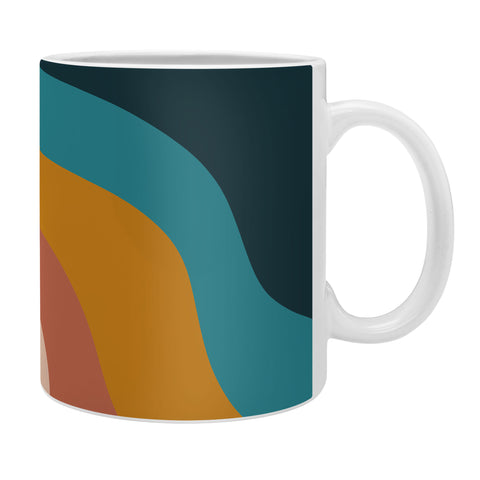 CoastL Studio Abstract Retro Coffee Mug