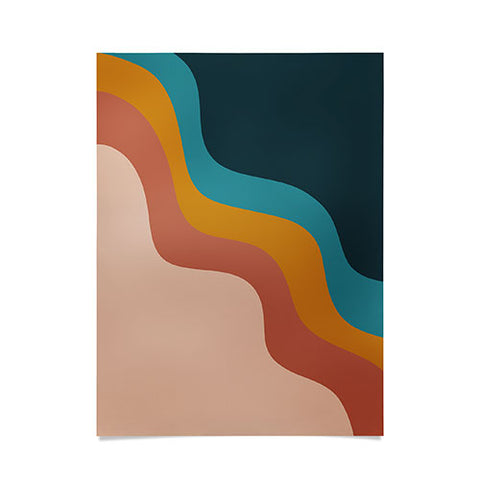 CoastL Studio Abstract Retro Poster