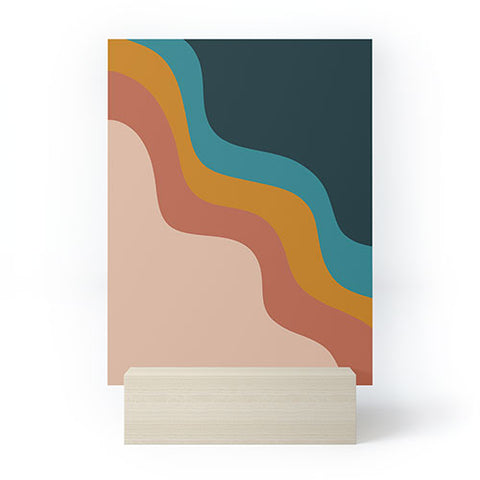 CoastL Studio Abstract Retro Mini Art Print