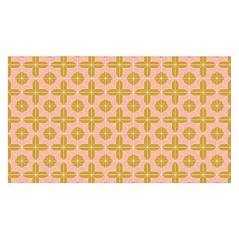 CoastL Studio Alys Pink Golden Rod Tablecloth