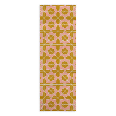 CoastL Studio Alys Pink Golden Rod Yoga Towel