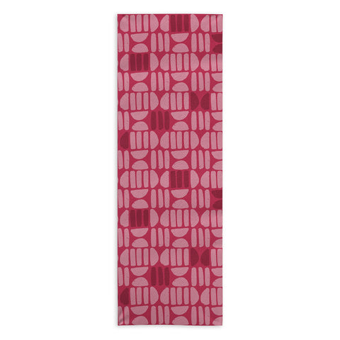 CoastL Studio Boho Minimalism Magenta Yoga Towel