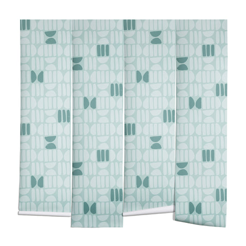 CoastL Studio Bold Minimalism Teal Wall Mural